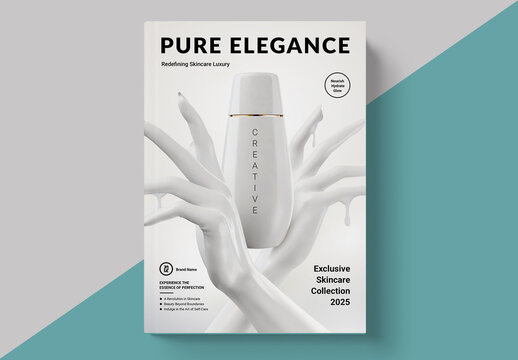 Magazine Cover Template Layout