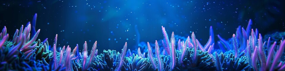 glowing corals.