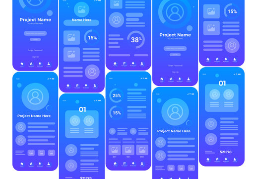 Mobile Wireframe Ui Kit Layout
