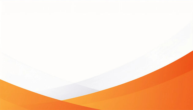 A modern abstract flyer background featuring orange and white wavy patterns, ideal for promotional themes or professional presentations
