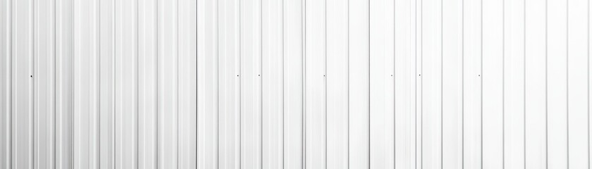 Obraz premium Highcontrast white corrugated plastic wall, contemporary and stylish