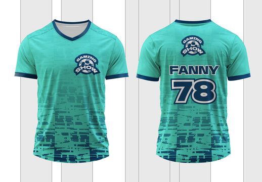 Soccer Jersey Uniform Design Template