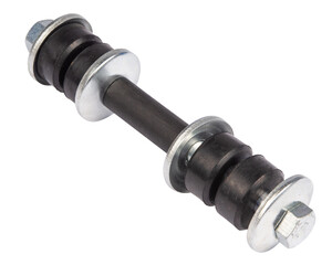 New auto parts, tie rod on a white background. Car Suspension Repair