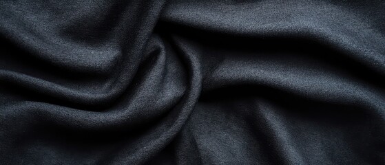 Obraz premium Deep black suede texture with soft matte finish, sophisticated and elegant