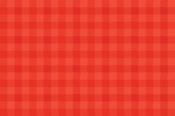 Orange Checkered Seamless Pattern