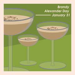 Vector Design Brandy Alexander Day-January 31.