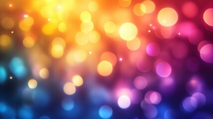 A captivating close-up burst of vivid hues&mdash;blues, greens, yellows, oranges, and reds meld into a stunningly blurry tapestry of color