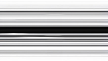 Fototapeta premium Black and white overlay featuring evenly spaced horizontal lines on a pure white background. Ideal for design projects, digital graphics, or modern branding.