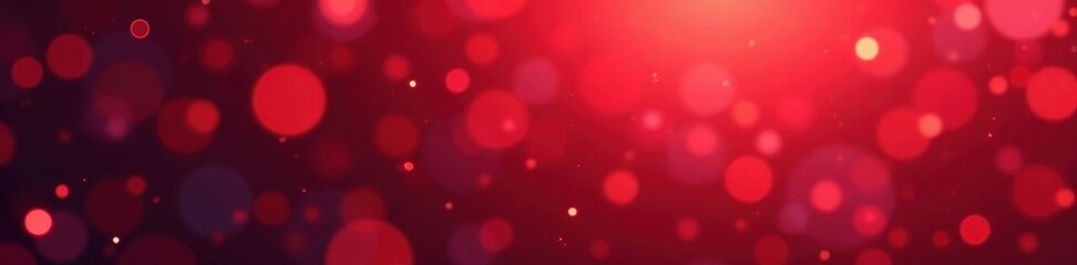 Obraz premium Crimson gradient, bokeh lights, ornate shapes , luxury, christmas bokeh, red