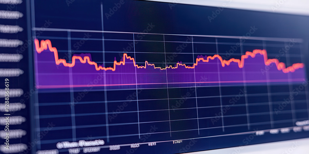 Poster interactive chart showing blockchain technology investments trends