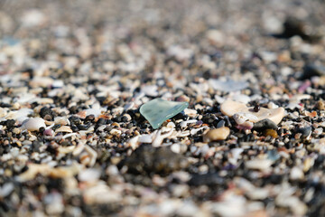 砂浜のシーグラス