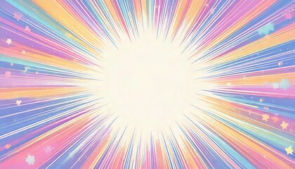 Obraz premium 光彩, 輝き, 眩耀, 虹色の閃光, 幻想の輝き, 光の爆発, 天空の閃光, 無限の光, 夢幻の輝き