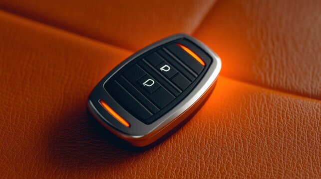 Unlocking convenience smart key fob technology in modern vehicles automotive photography indoor close-up innovation