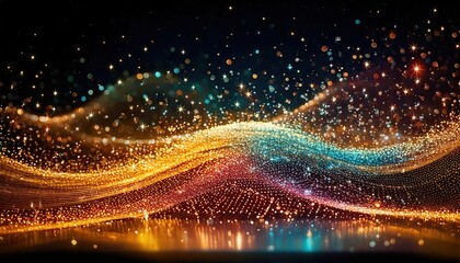 輝き、流れ、魔法、宇宙の魅惑