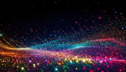 Obraz premium 光と動き、魔法と宇宙の魅力