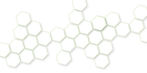 Hexagonal pattern background, Bright hexagon wallpaper or background , with white and black lines 3d hexagonal, Abstract white vector wallpaper with hexagon grid.
