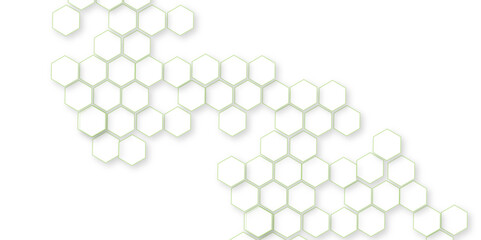 Abstract background with hexagon modern polygonal pattern, geometric mesh cell texture modern futuristic wallpaper, seamless pattern of white hexagon grid line, futuristic nature background.
