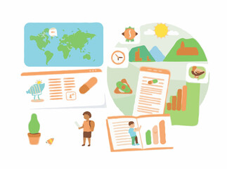 Dynamic Visual Aids for Interactive Learning Materials