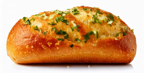 bread on white background