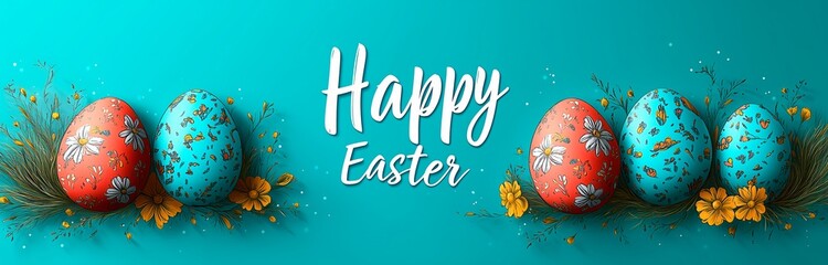 Celebrate springtime with a colorful Easter banner