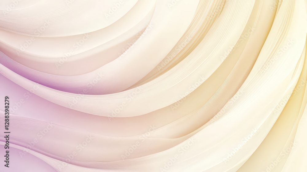 Poster elegant abstract background with soft pastel gradient and flowing lines