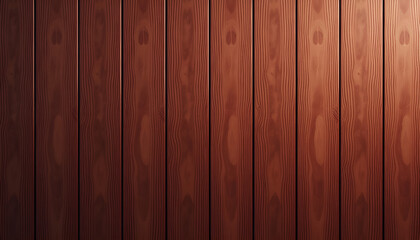 Naklejka premium Dark Red Wood Planks Wall Rustic Texture - Interior Design