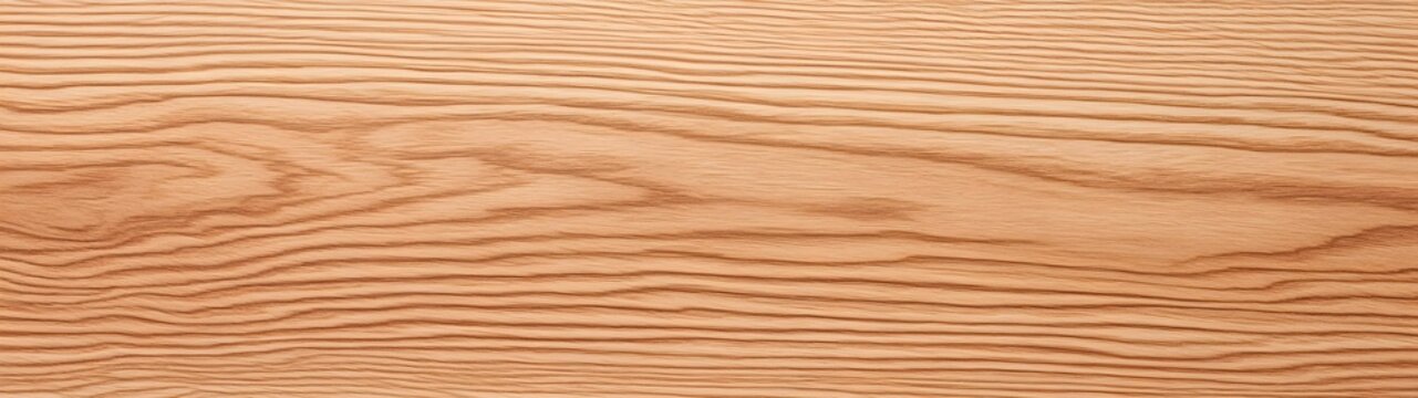 Detailed close up texture of natural brown wood grain with horizontal parallel ripple lines and waves on the surface of vintage rustic wooden planks or boards  Minimalist and organic background