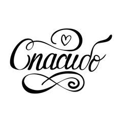 Obraz premium Russian vector lettering 'Thank you' . 