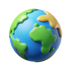 3D Cartoon Earth