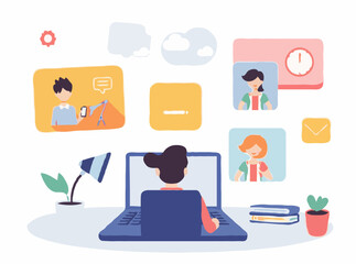 Engaging Visual Aids for Remote Teaching Platforms