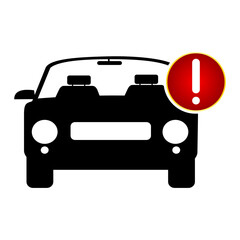 Obraz premium car alert