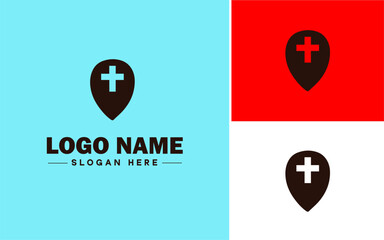 Funeral Services icon Mortuary services Burial arrangements Funeral arrangements flat logo sign symbol editable vector