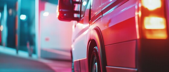 Futuristic Emergency Response Scene Medical Team in Action with High-Tech Equipment in Sleek Corridor - Dynamic Healthcare Visual for Crisis Management and Training