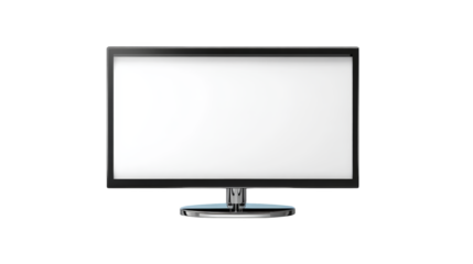 Blank computer monitor screen, a versatile template for your digital designs and presentations