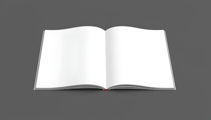 A4 Landscape Horizontal Magazine Brochure Mockup