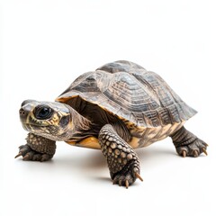 Obraz premium Turtle exploring a bright clean space