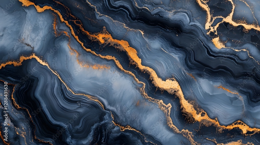 Aufkleber mesmerizing fiery cosmic marble texture with swirling organic patterns abstract dynamic background w