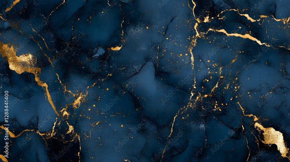 Poster mesmerizing marble masterpiece captivating abstract fluid art with golden glow and cosmic essence th