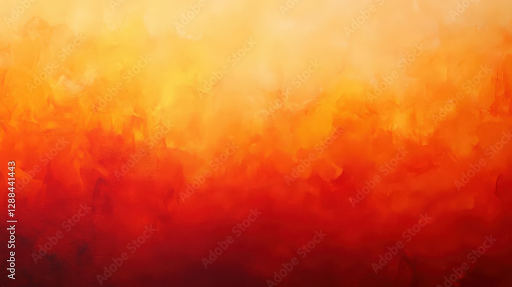 Poster abstract fiery background with shades of orange and red color palette