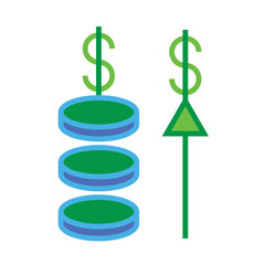 Investment Strategy icon Design
