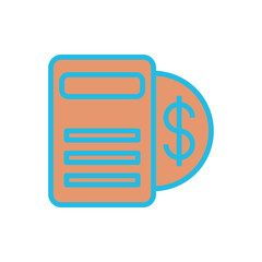 Financial Planning icon Design