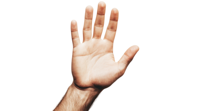 Hand gesture png transparent background white environment creative concept dynamic action