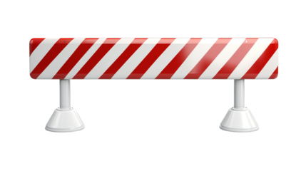 Striking red and white traffic sign, essential road safety information for drivers