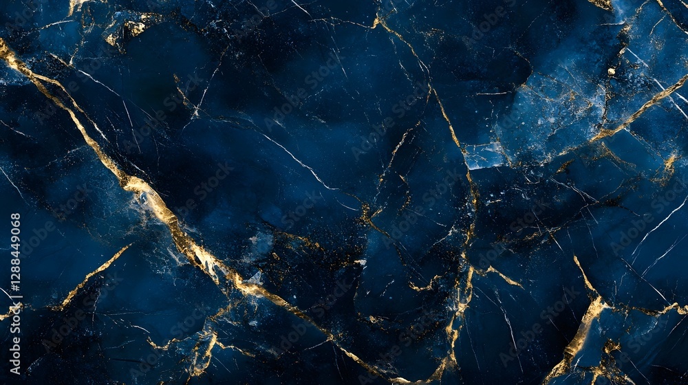 Aufkleber mesmerizing metallic marble mosaic an cosmic masterpiece featuring captivating fractal patterns and 