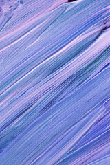 A close up photograph of hand made artwork. Brush strokes and texture of thick paint on paper