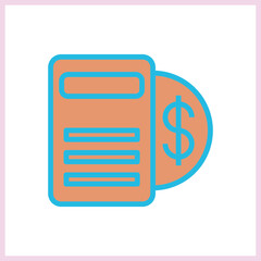 Financial Planning icon Design