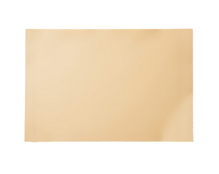 Textured Kraft Paper Piece Isolated for Design Use