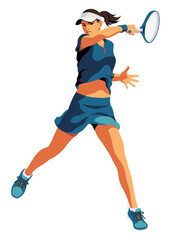 女子テニス選手