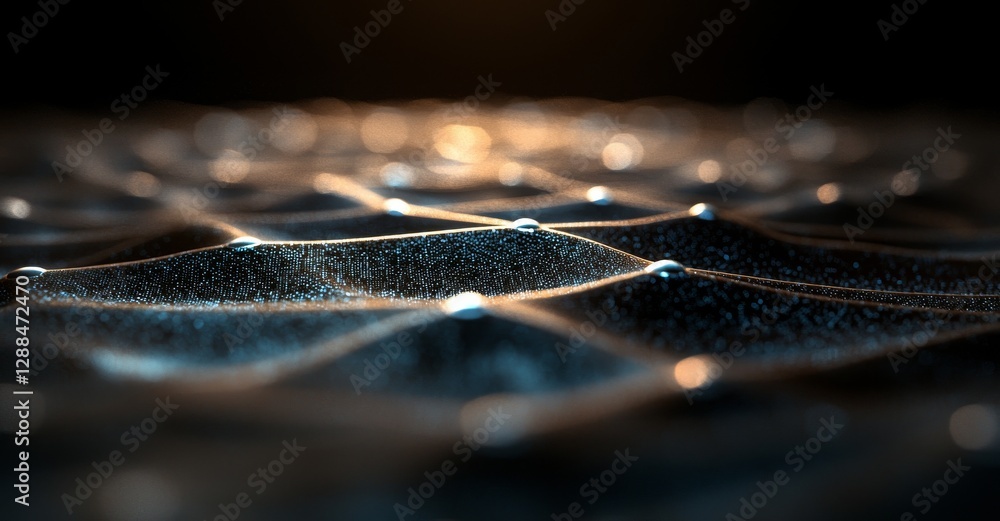 Poster the background is a 3d rendering of abstract digital network data