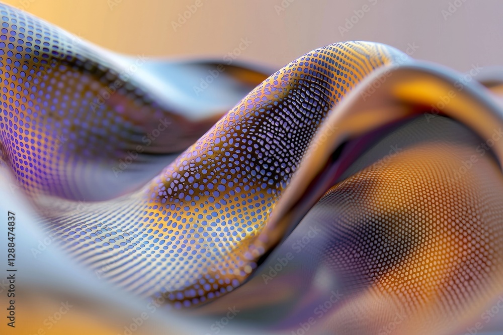 Poster a blurred abstract background composed of pixels with a smooth transition